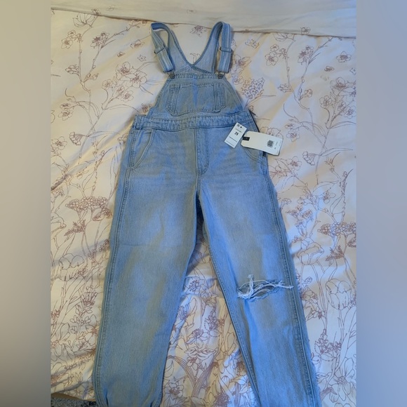 NEW!! Levis Premium Denim Overalls - size 29 light denim - Picture 4 of 15